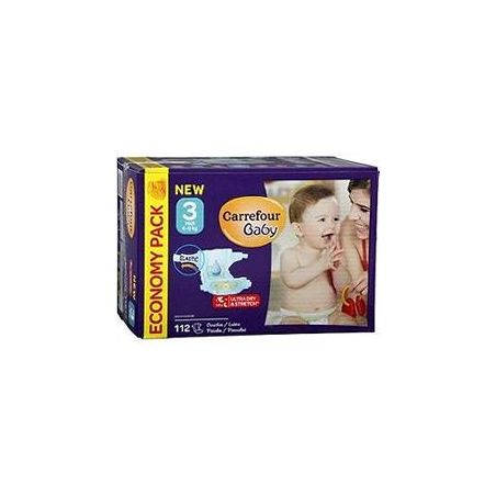 Carrefour Baby 112 Chges.Bebe Midi 4/9Kg.Crf