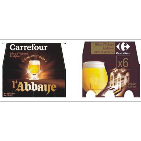 Carrefour 6X25Cl Biere Abbaye 6.2%V Crf