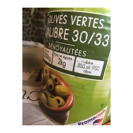 En Cuisine 5/1 Olives Vertes Denoyautées