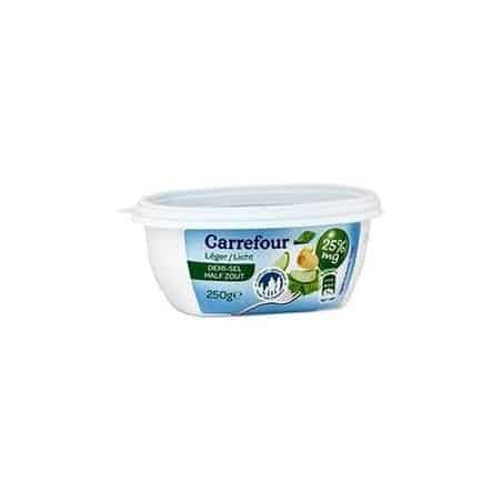 Carrefour Light 250G Beur.1/2S.Allg.25%Mg Crf.