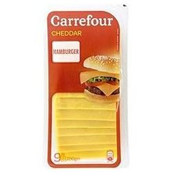 Crf Cdm 200G Cheddar Rouge Pour Hamburger En Tranches 50% Mg