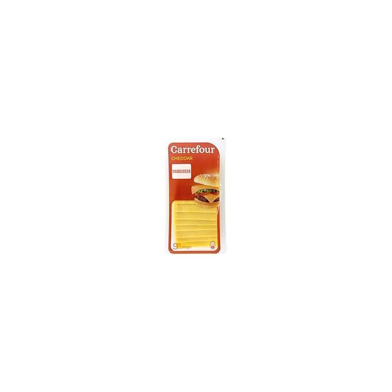 Crf Cdm 200G Cheddar Rouge Pour Hamburger En Tranches 50% Mg