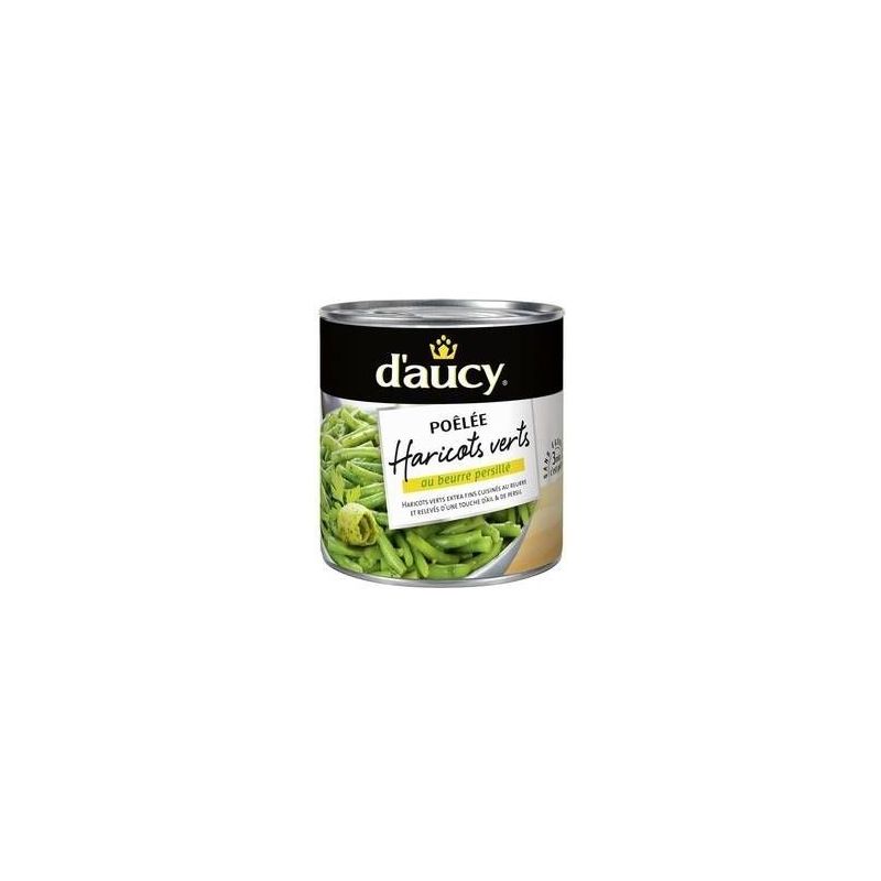 D'Aucy Bte 225G Haricots Verts Extra Fins Persil D Aucy