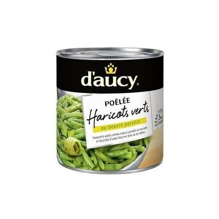 D'Aucy Bte 225G Haricots Verts Extra Fins Persil D Aucy