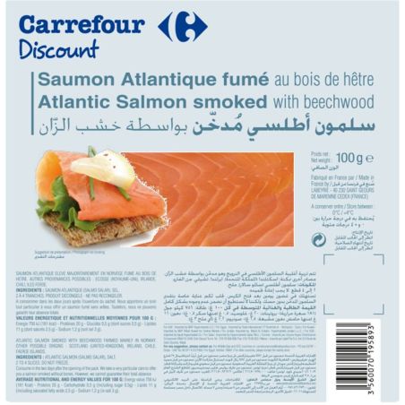 Pp Blanc 100G Saumon Fumé