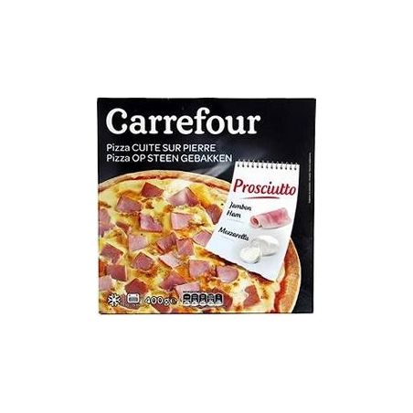 Crf Cdm 400G Pizza Jambon/Fromage Cuite Au Four En Pierre