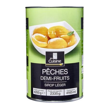 En Cuisine 5/1 Peches Sirop