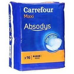 Carrefour X16 Serviettes Incontinence Maxi Crf