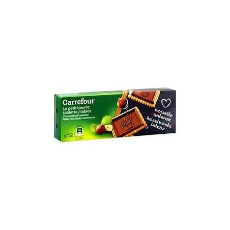 Carrefour 150G Biscuits Petits Beurres Tablette De Chocolat Au Lait Et Noisettes