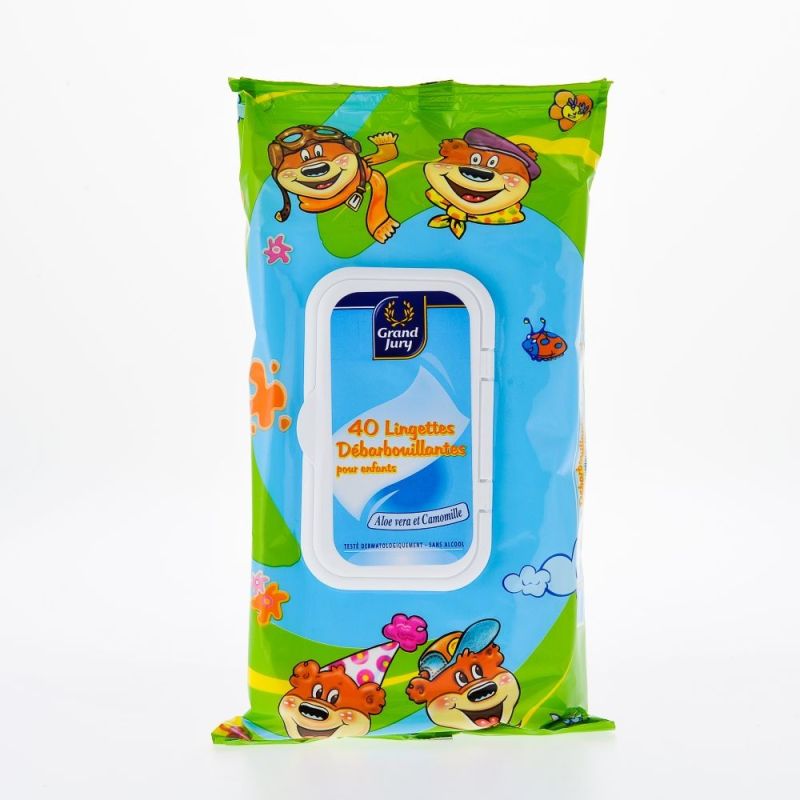 Grand Jury Pq 40 Lingettes Debarbouillantes Enfant