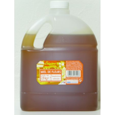 En Cuisine 2.8Kg Bidon Miel Fleurs Liquide