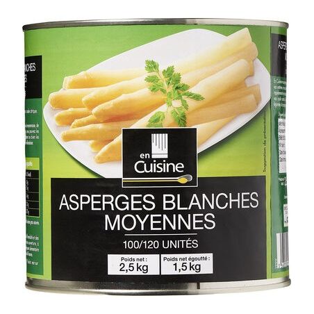 En Cuisine 3/1 Asperges Blanches Moyennes
