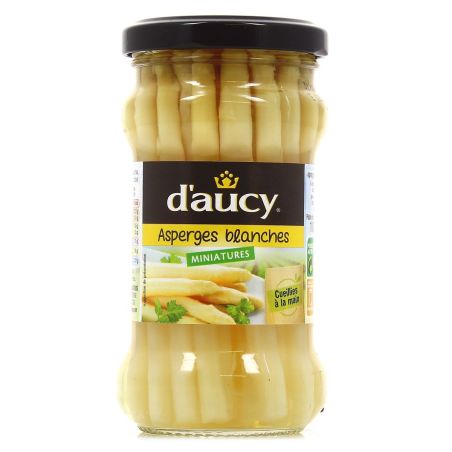 D'Aucy Asperges Blanches Miniatures : Le Bocal 190 G