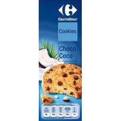 Carrefour 200G Cookies Chocolat Noix De Coco Crf