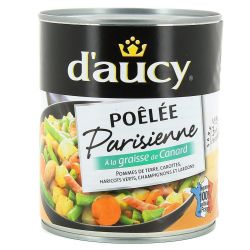 D'Aucy Légumes Cuisinés Poêlée Parisienne : La Boite De 580 G
