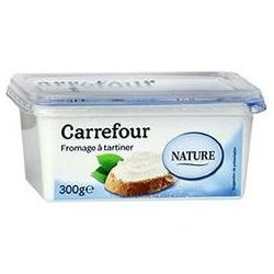 Carrefour 300G Barquette De Fromage À Tartiner Nature Crf