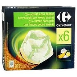 Carrefour 6X120Ml Cone.Coco/Cit/Anan.Crf