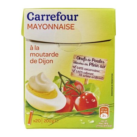 Carrefour 200G 20Dosettes Mayonnaise Crf