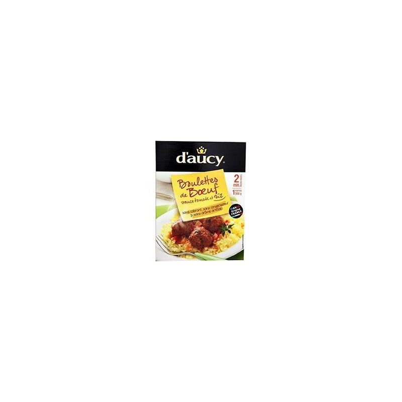 D'Aucy 300G Bq Micro Onde Boulette Boeuf Riz Tomate D Aucy
