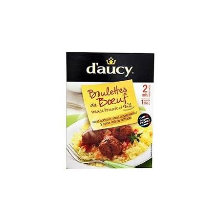 D'Aucy 300G Bq Micro Onde Boulette Boeuf Riz Tomate D Aucy