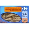 Carrefour 400G Crevettes Entières Crues 16/24 Crf