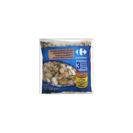 Carrefour 500G Sachet De Cocktail Fruits Mer Surgelé Crf