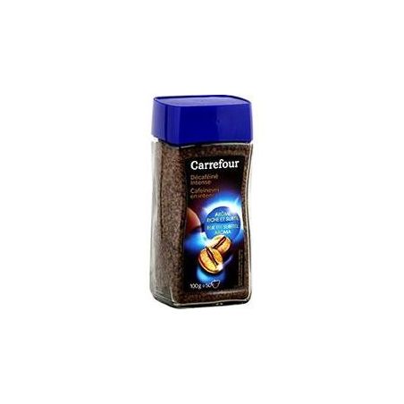 Carrefour 100G Café Soluble Lyophilisé Décaféiné Crf