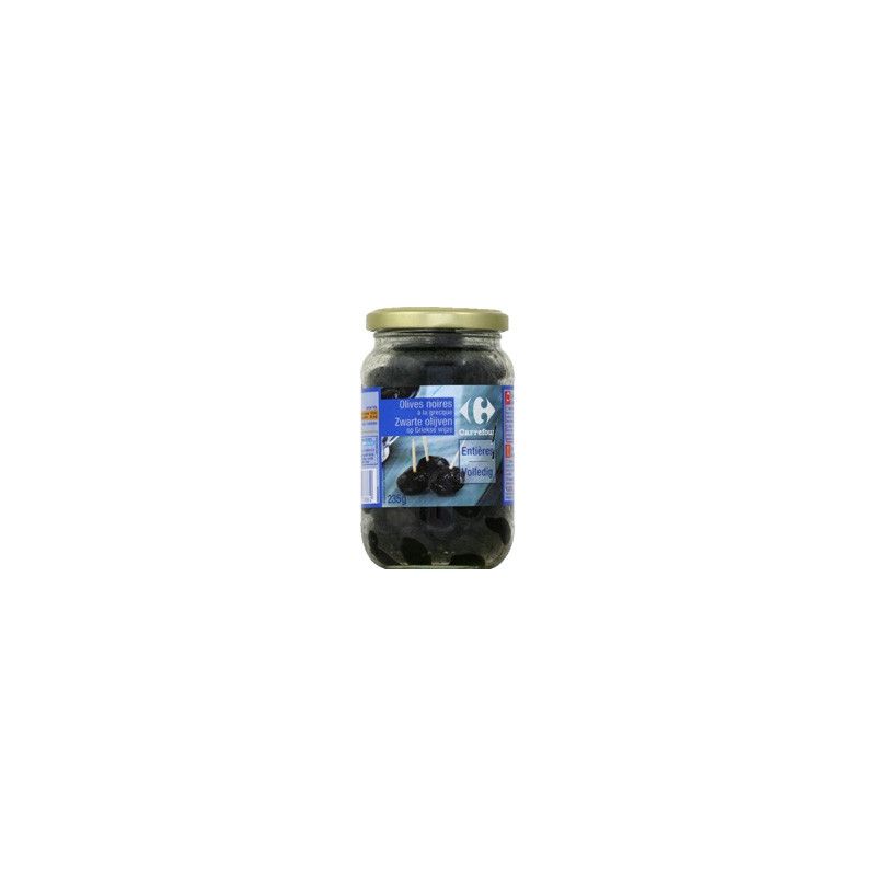Carrefour 37Cl Bocal De D'Olives Noires À La Grecque Crf