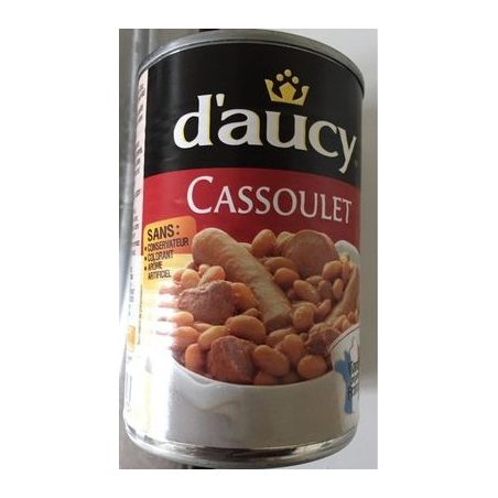 D'Aucy Bte 1/2 Cassoulet Clean Label D Aucy