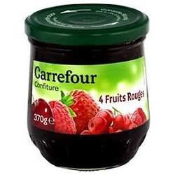 Carrefour 370G Confit.4 Fruits Rges Crf