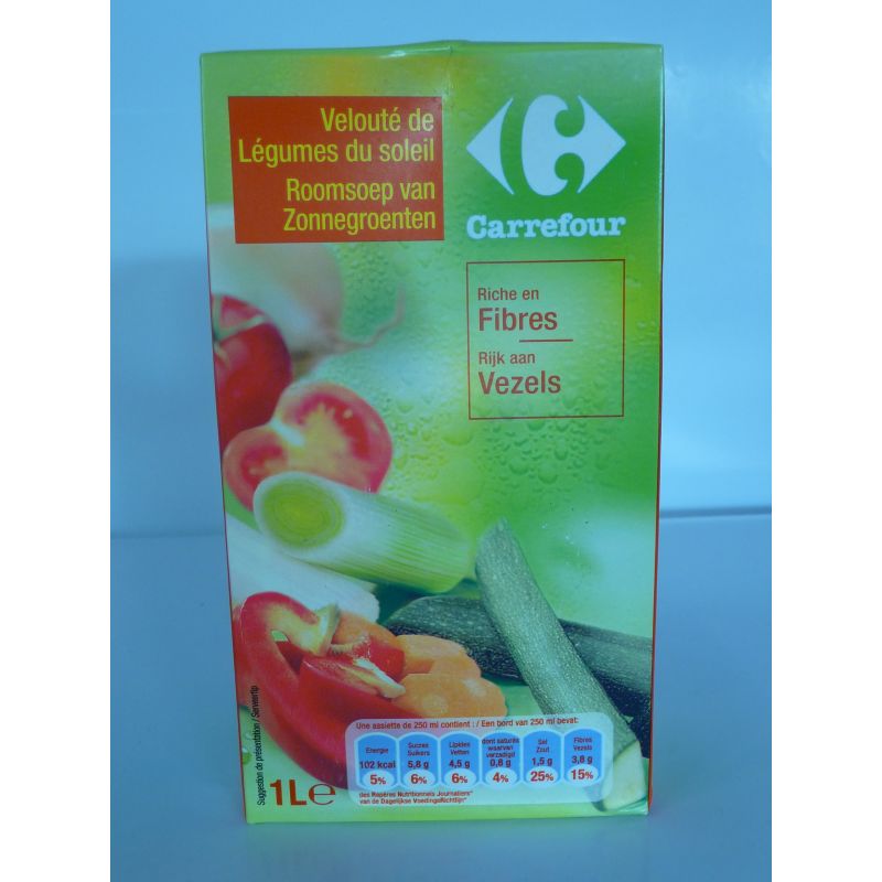 Carrefour 1L Velouté De Légumes Du Soleil Crf