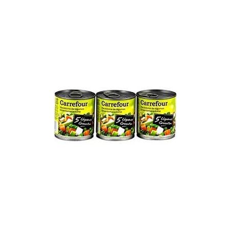 Carrefour 3X1/4 Macedoines Legumes Crf