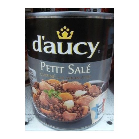 D'Aucy Bte 4/4 Petit Sale Lentilles 840G D Aucy