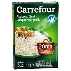 Carrefour 1Kg Riz Incollable 20Min Crf