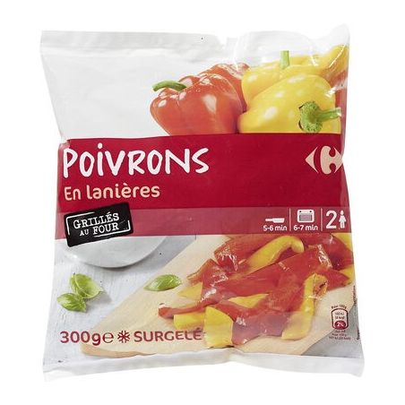 Carrefour 300G Poivrons Grilles Crf