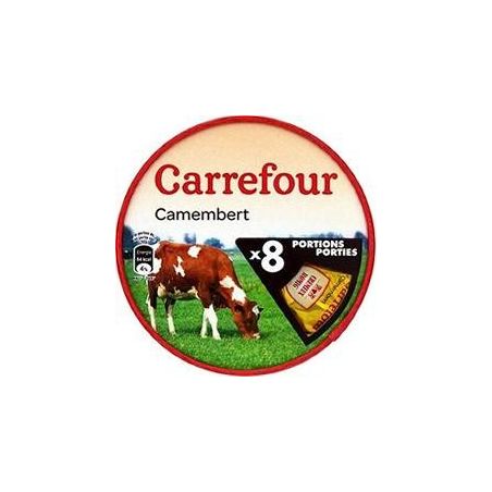 Carrefour 240G Camembert X8 Portions Crf