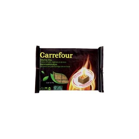 Carrefour 32 Cubes Bois Compresses Carf