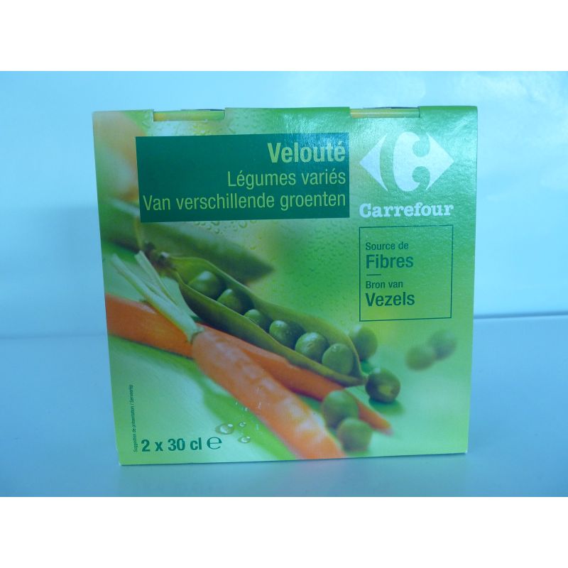 Carrefour 2X30Cl Velouté Aux 8 Légumes Crf