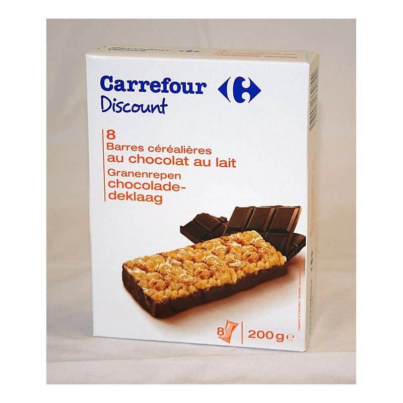 Pp Blanc 200G Barres De Céréales Au Chocolat X8