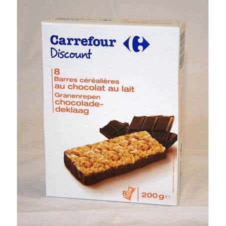 Pp Blanc 200G Barres De Céréales Au Chocolat X8