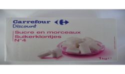 Pp Blanc 1Kg Coffret De Morceaux Sucre Calibre N°4