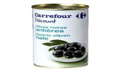 Pp Blanc 200G Boîte D'Olives Noires