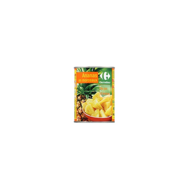 Crf Classic 340G Fruits Au Sirop Ananas Morceaux Jus Nature 3/4