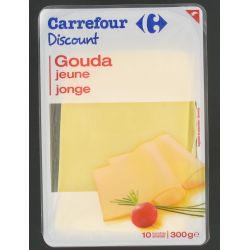 Pp Blanc 300G Gouda Tranches