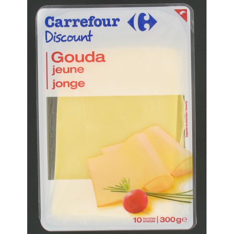 Pp Blanc 300G Gouda Tranches