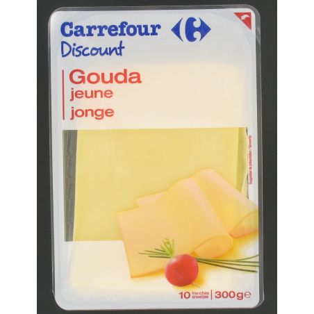 Pp Blanc 300G Gouda Tranches