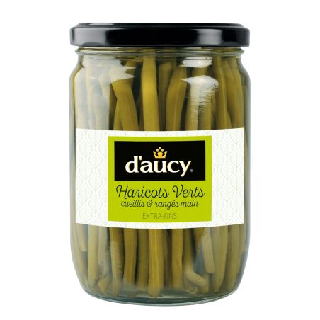 D'Aucy Haricots Vert Extra Fins : Le Pot De 280G