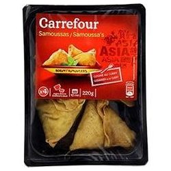 Carrefour 220G X4 Samoussas Boeuf Sauce Aigre Douce Crf