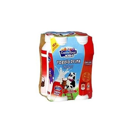 Carrefour 4X180G Yt Boir.Fraise Crf Kids