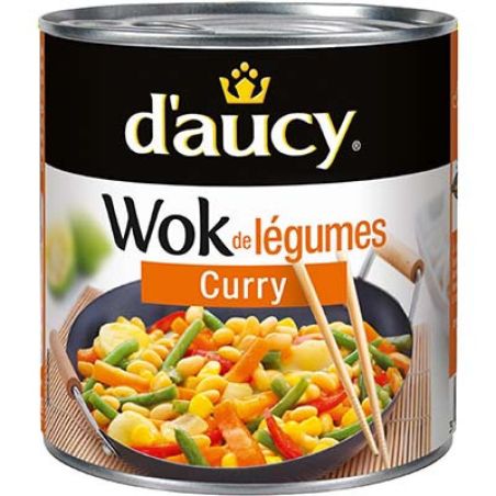 D'Aucy Daucy Wok Legumes Curry 290G